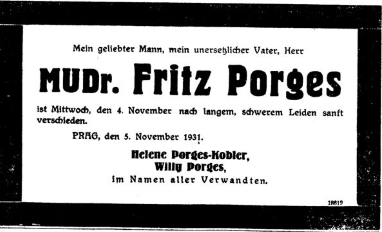 MUDr. Fritz Porges