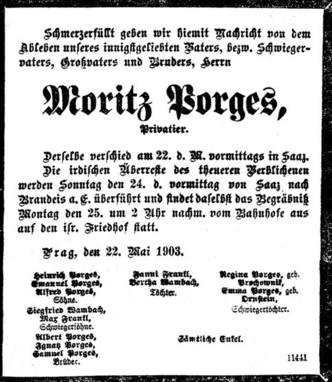 Moritz Porges (Privatier)
