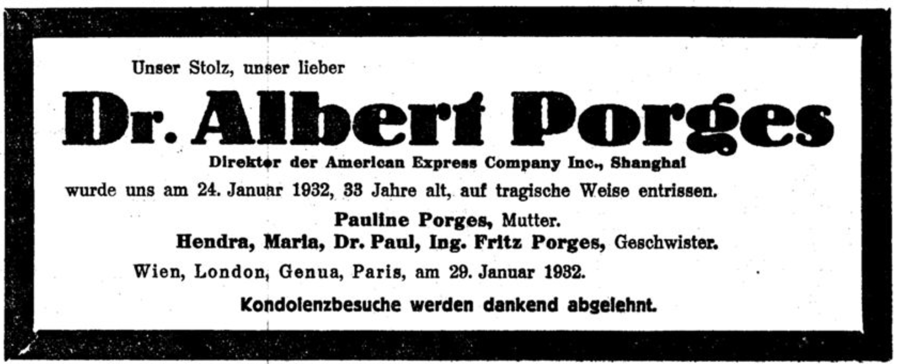 Dr. Albert Porges