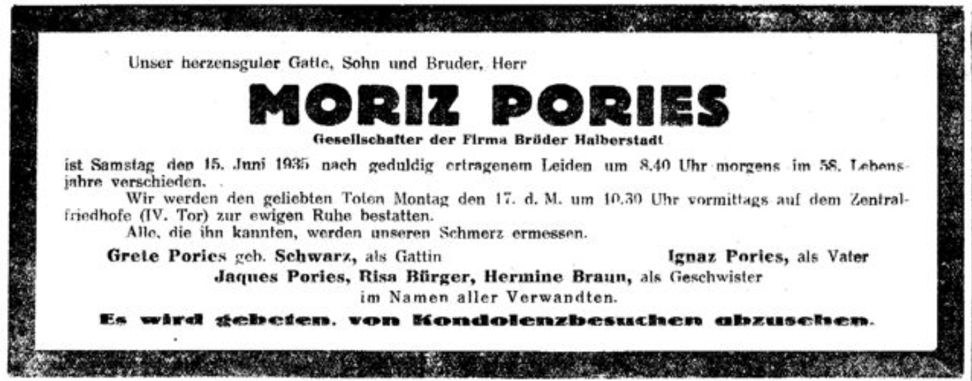 Moriz Pories